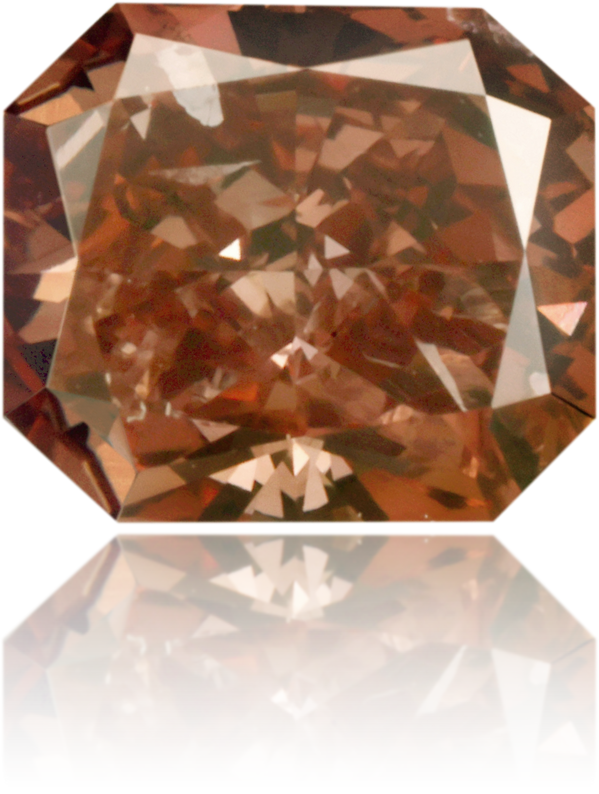 Natural Pink Diamond Rectangle 0.72 ct Polished