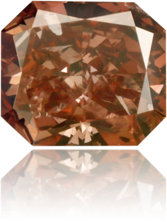 Natural Pink Diamond Rectangle 0.72 ct Polished