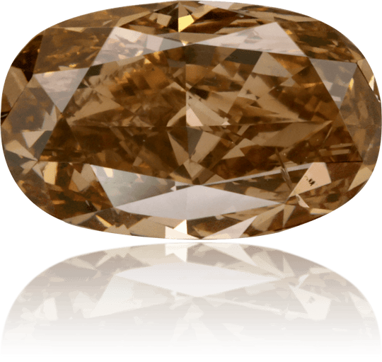 Natural Brown Diamond Oval 2.17 ct Polished
