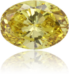 Natural Green Diamond Oval 0.50 ct Polished