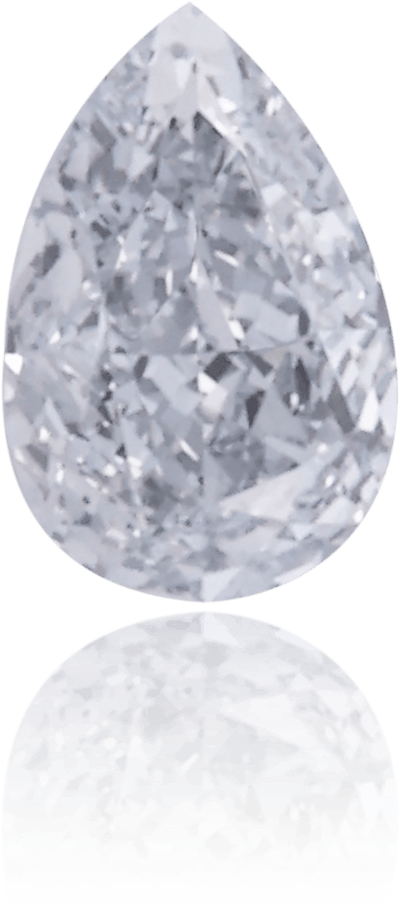 Natural Blue Diamond Pear Shape 0.15 ct Polished