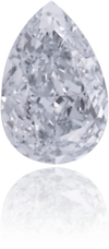 Natural Blue Diamond Pear Shape 0.15 ct Polished