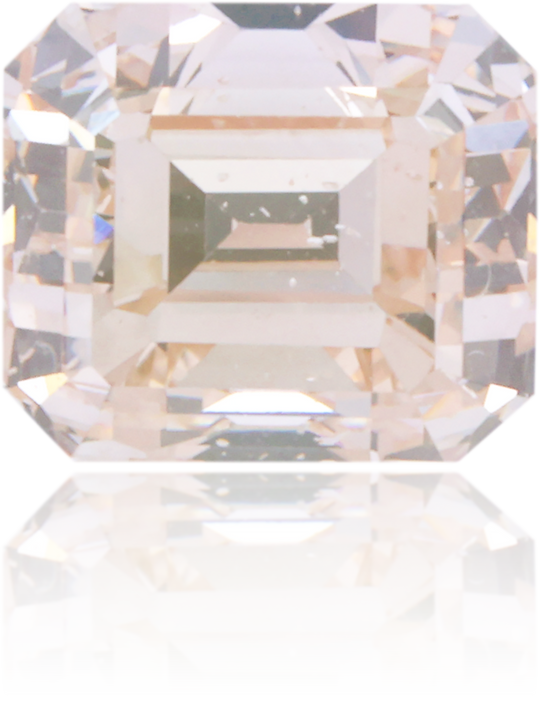 Natural Pink Diamond Rectangle 0.59 ct Polished