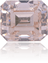 Natural Pink Diamond Rectangle 0.59 ct Polished