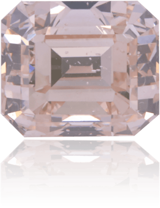 Natural Pink Diamond Rectangle 0.59 ct Polished