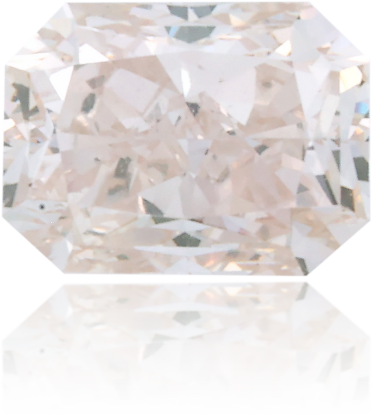 Natural Pink Diamond Rectangle 0.53 ct Polished