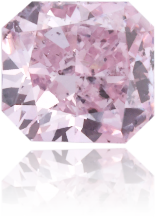 Natural Purple Diamond Rectangle 0.27 ct Polished