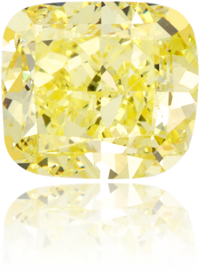Natural Yellow Diamond Rectangle 1.71 ct Polished