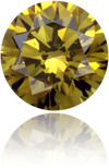 Natural Green Diamond Round 0.21 ct Polished