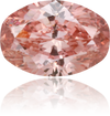 Natural Pink Diamond Oval 0.89 ct Polished