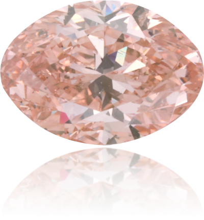 Natural Pink Diamond Oval 1.03 ct Polished
