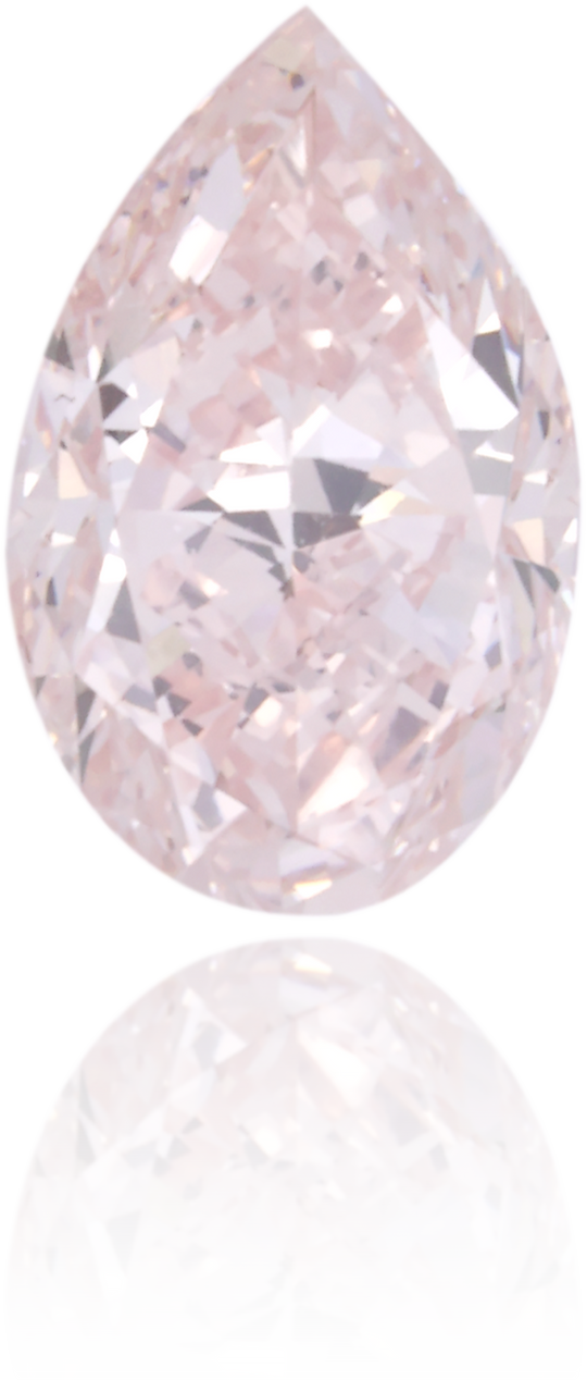 Natural Pink Diamond Pear Shape 0.67 ct Polished