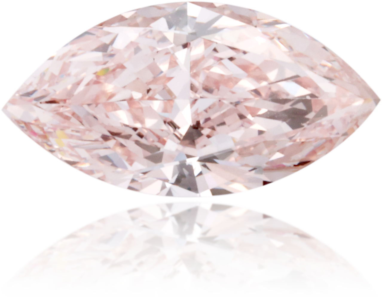 Natural Pink Diamond Marquise 0.54 ct Polished