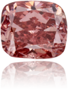 Natural Pink Diamond Cushion 0.31 ct Polished
