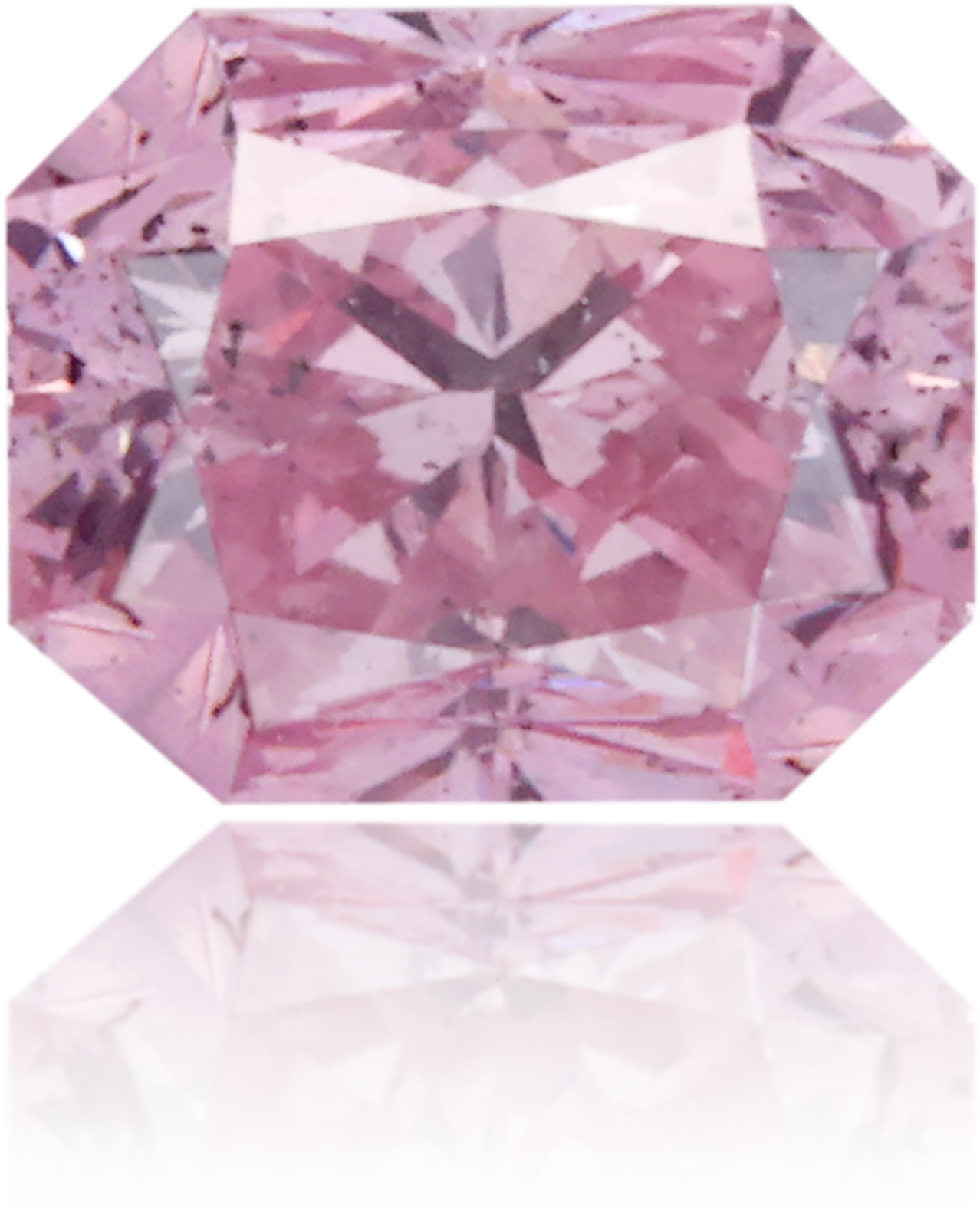 Natural Pink Diamond Rectangle 0.69 ct Polished