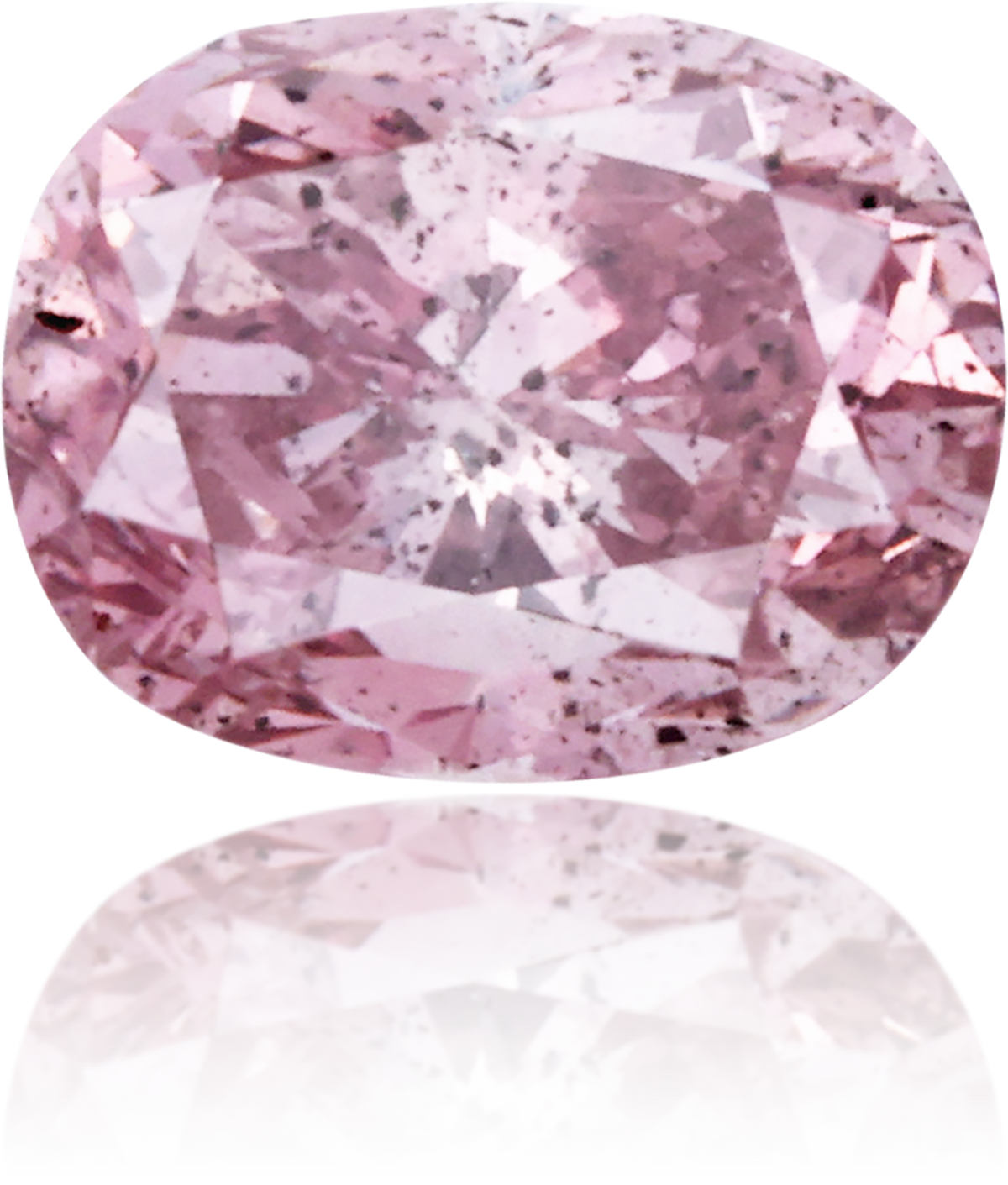 Natural Purple Diamond Cushion 0.85 ct Polished