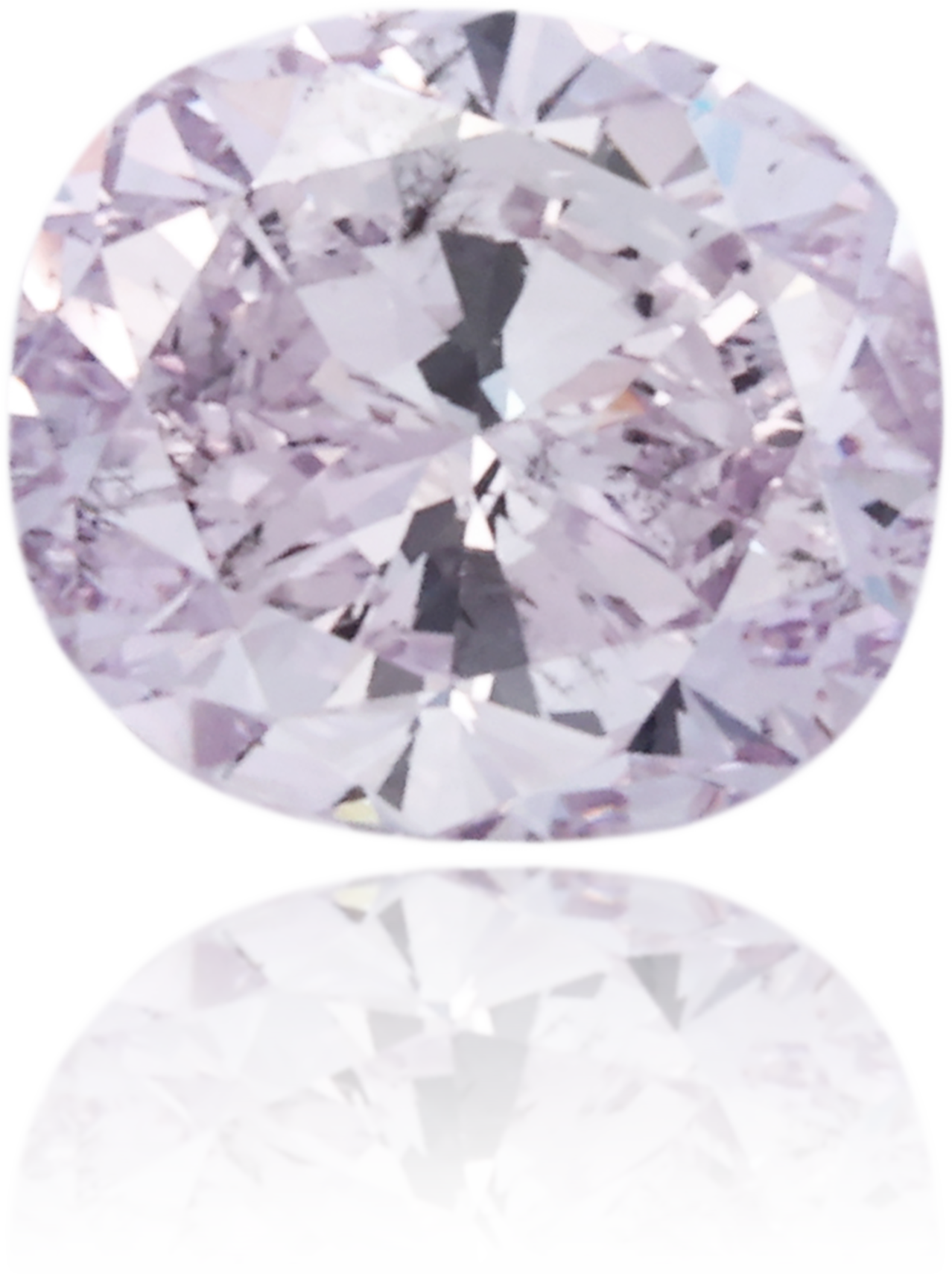 Natural Purple Diamond Cushion 0.44 ct Polished