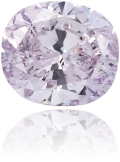 Natural Purple Diamond Cushion 0.44 ct Polished