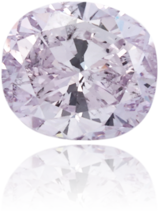 Natural Purple Diamond Cushion 0.44 ct Polished