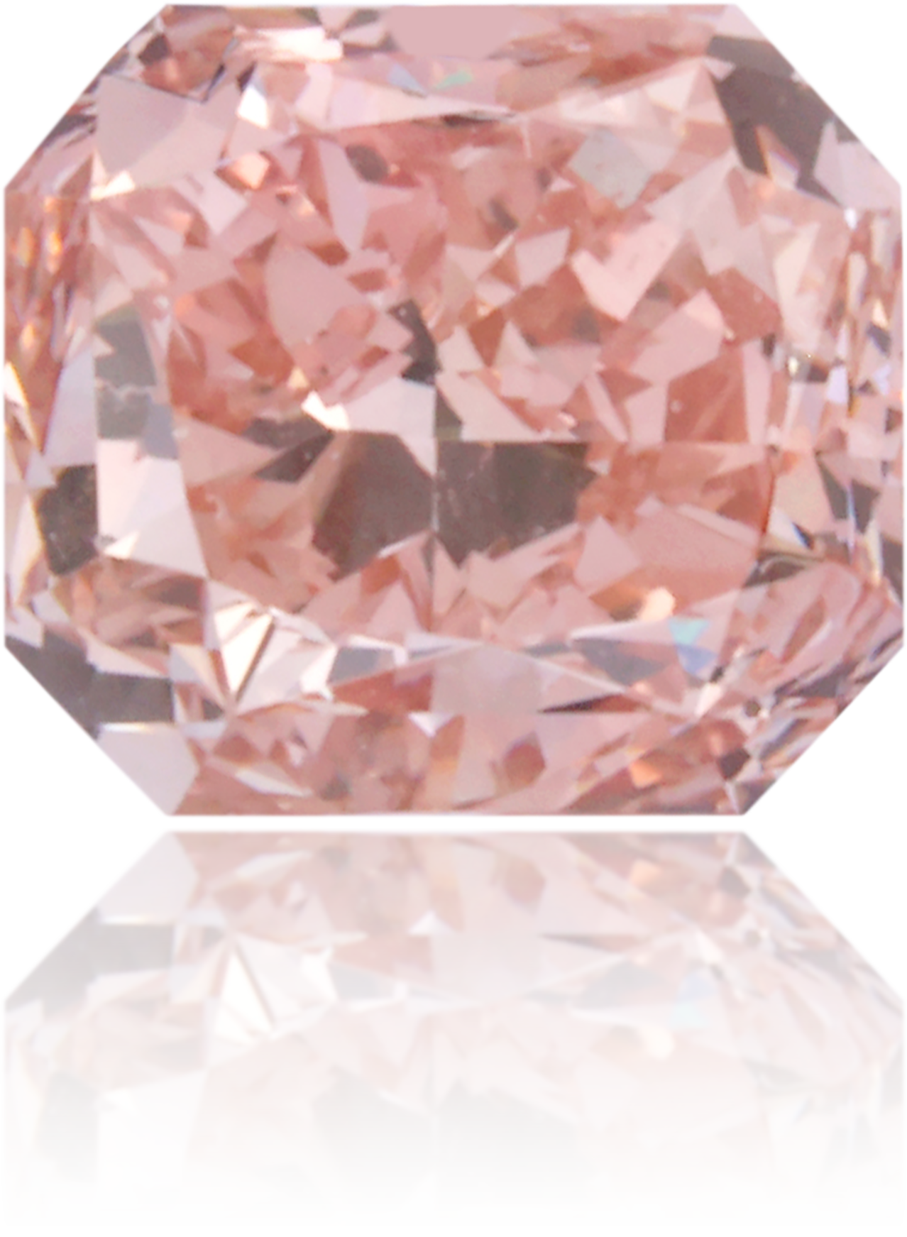 Natural Pink Diamond Rectangle 0.75 ct Polished