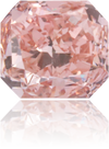 Natural Pink Diamond Rectangle 0.75 ct Polished