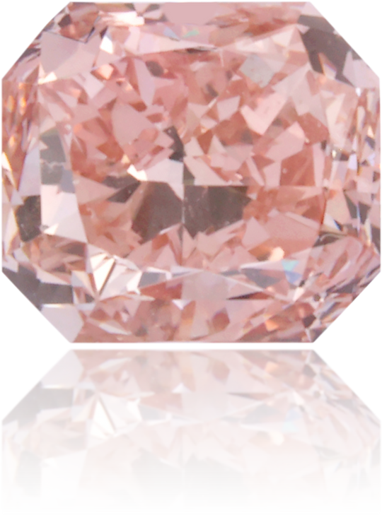 Natural Pink Diamond Rectangle 0.75 ct Polished