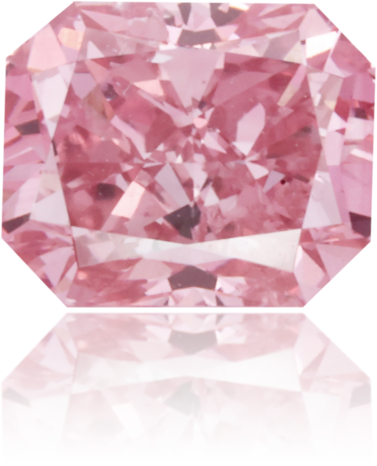 Natural Pink Diamond Rectangle 0.64 ct Polished