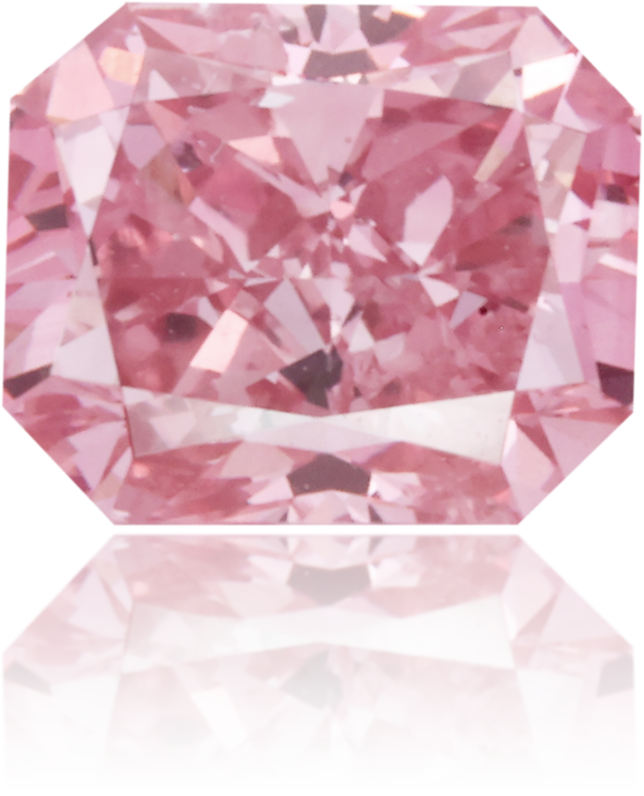 Natural Pink Diamond Rectangle 0.64 ct Polished