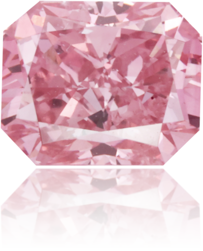 Natural Pink Diamond Rectangle 0.64 ct Polished