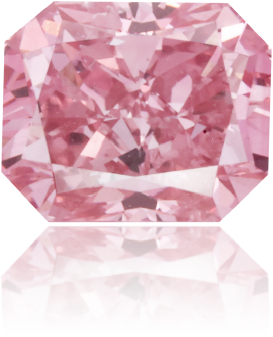 Natural Pink Diamond Rectangle 0.64 ct Polished