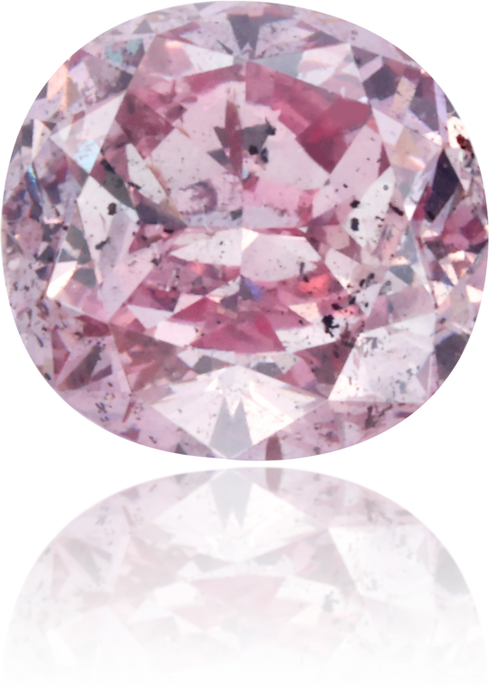 Natural Purple Diamond Cushion 0.84 ct Polished