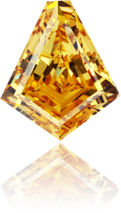 Natural Yellow Diamond Kite 1.43 ct Polished