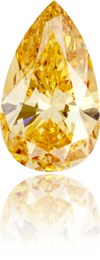 Natural Yellow Diamond Pear Shape 1.27 ct Polished