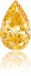 Natural Yellow Diamond Pear Shape 1.03 ct Polished