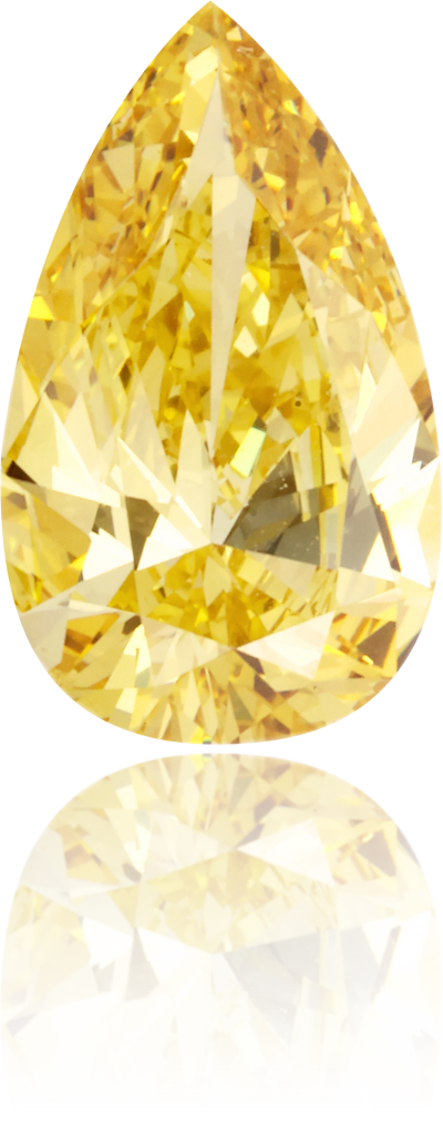Natural Yellow Diamond Pear Shape 1.16 ct Polished