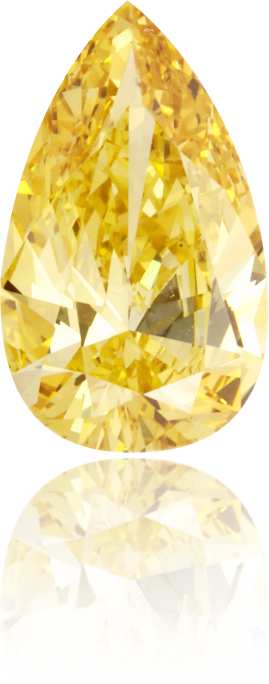 Natural Yellow Diamond Pear Shape 1.16 ct Polished