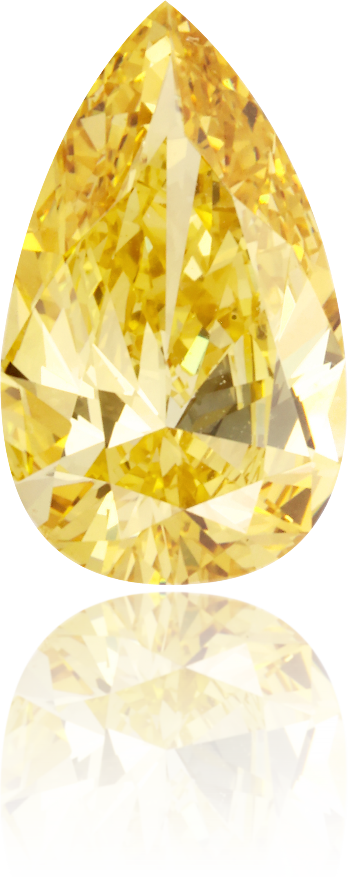 Natural Yellow Diamond Pear Shape 1.16 ct Polished