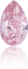 Natural Pink Diamond Pear Shape 0.68 ct Polished