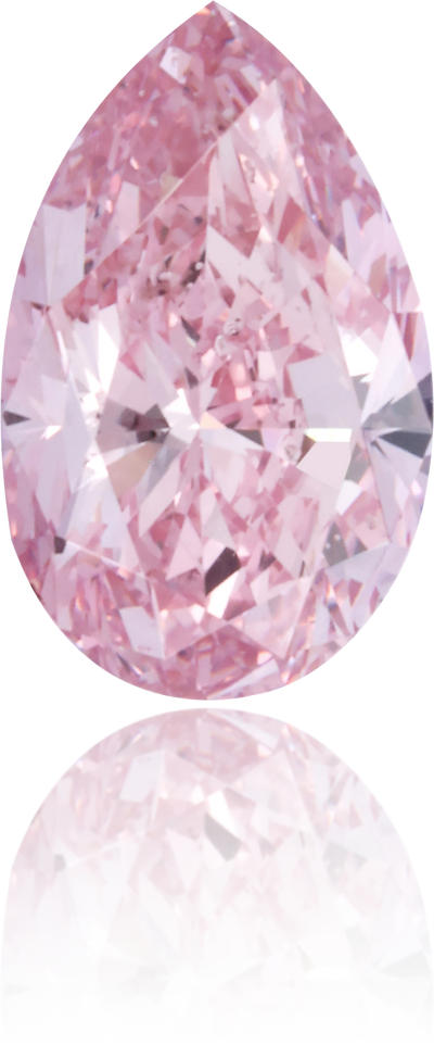 Natural Pink Diamond Pear Shape 0.68 ct Polished