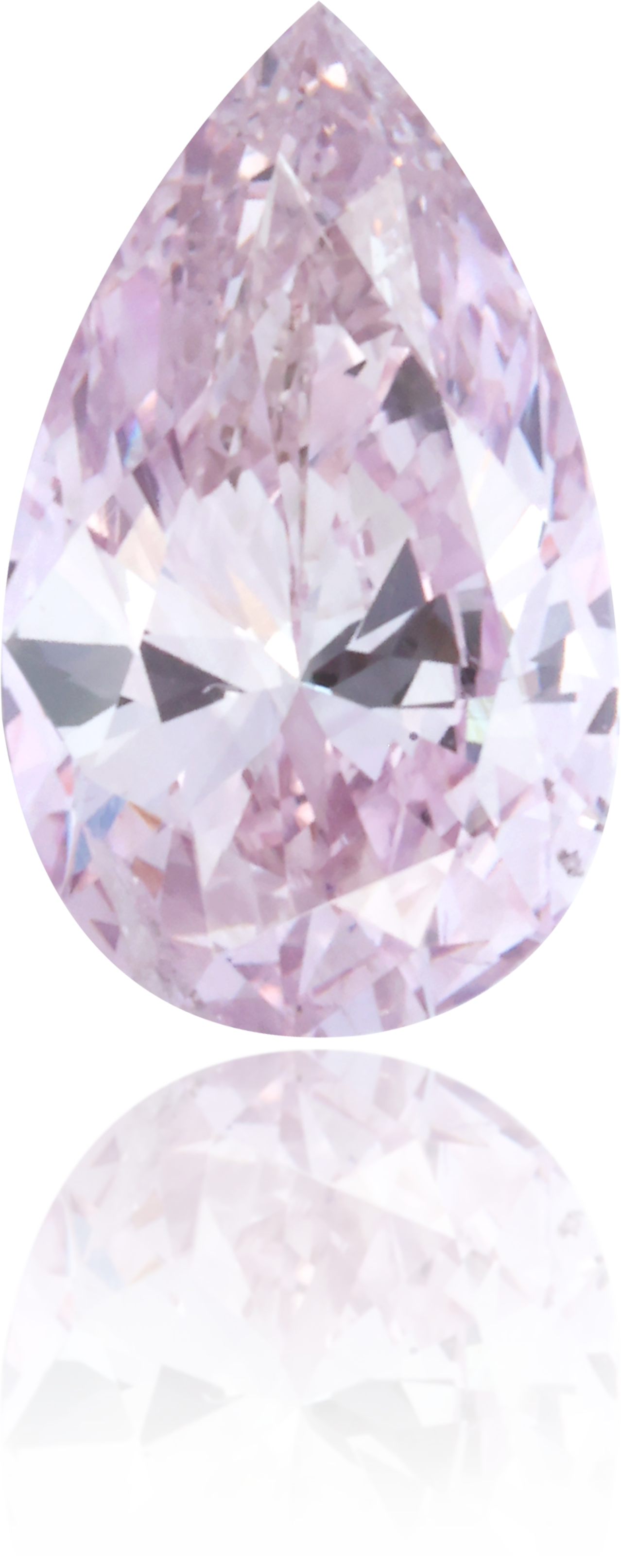 Natural Purple Diamond Pear Shape 0.59 ct Polished