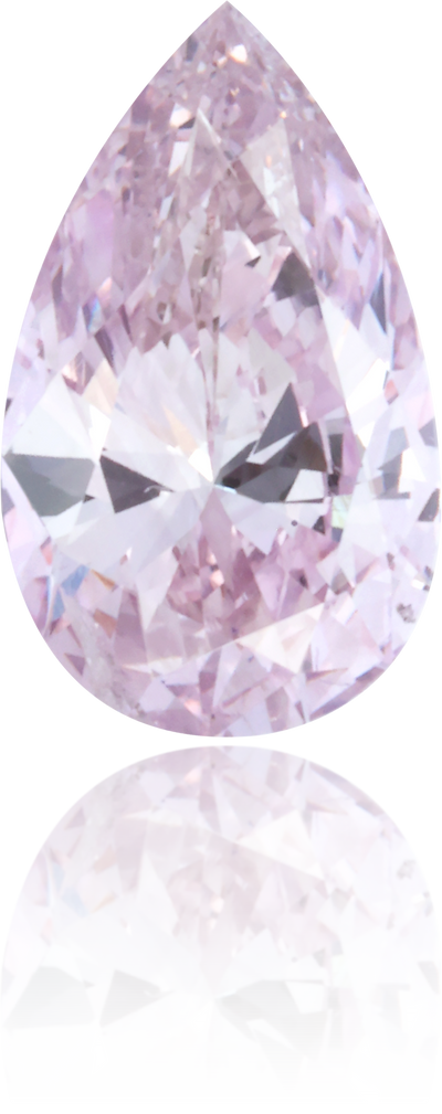Natural Purple Diamond Pear Shape 0.59 ct Polished