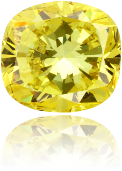 Natural Green Diamond Cushion 1.01 ct Polished