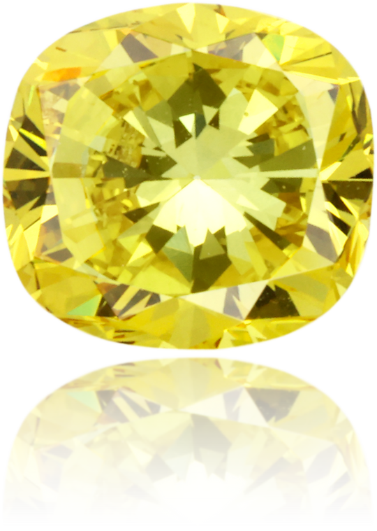 Natural Green Diamond Cushion 1.01 ct Polished