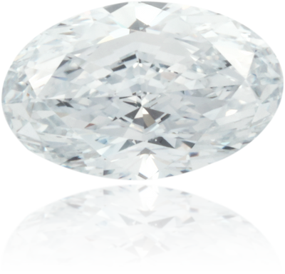 Natural Blue Diamond Oval 0.62 ct Polished