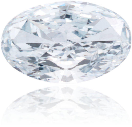 Natural Blue Diamond Oval 0.51 ct Polished