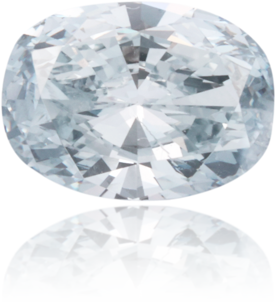 Natural Blue Diamond Oval 0.57 ct Polished
