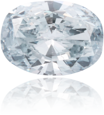 Natural Blue Diamond Oval 0.57 ct Polished