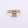 Honey Rectangular Diamond Ring