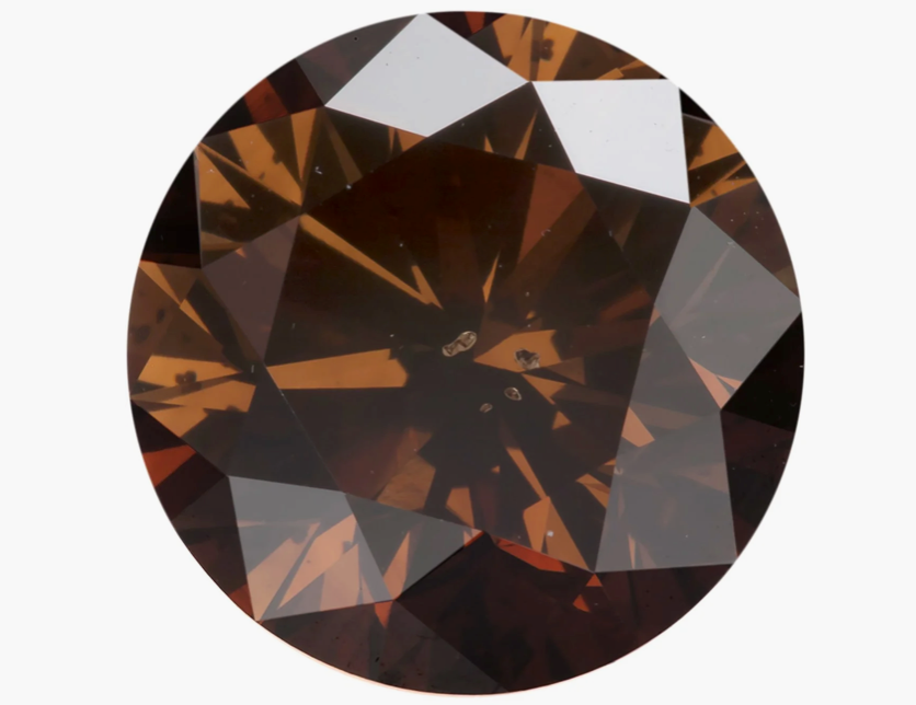 Fancy Deep Orangy Brown diamond