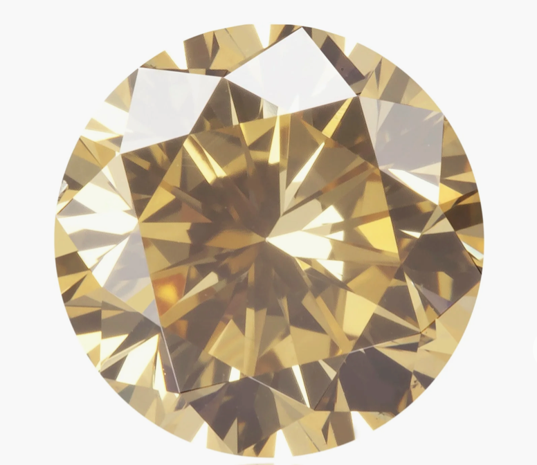 Fancy Orangy Brown diamond